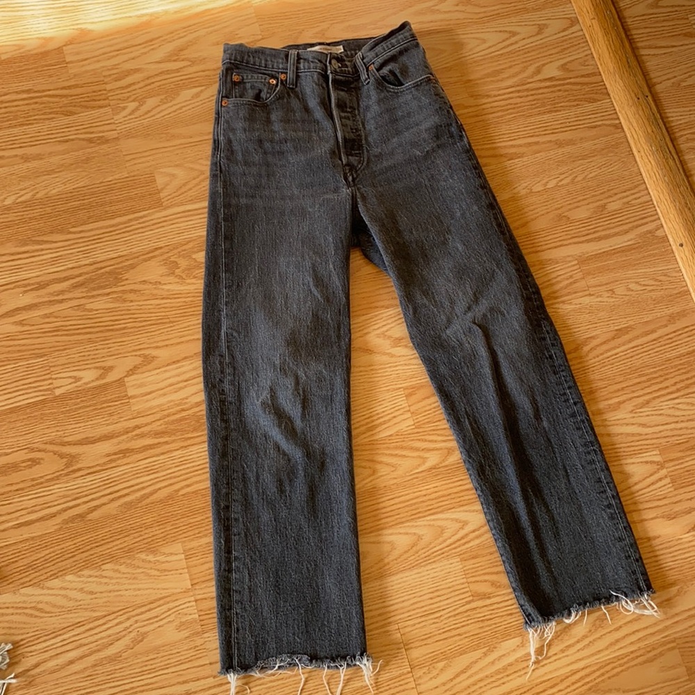 Levi’s rib cage straight jeans